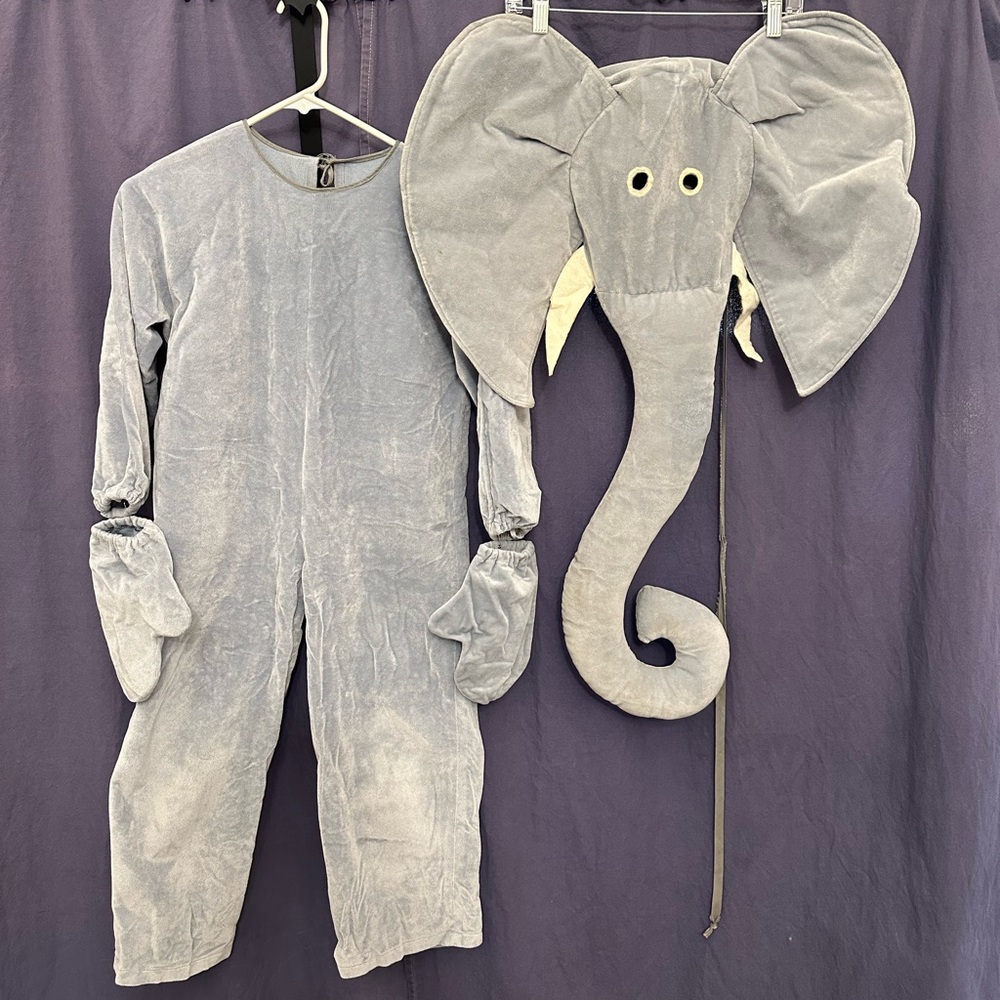 Vintage kids elephant costume.